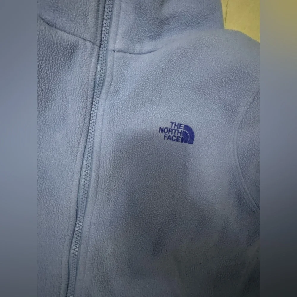 The North Face Women's Blue Fleece Hoodie - Picture 2 of 5